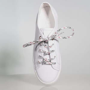 Footwear: WHITE BURB'S LACES