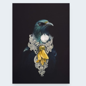 SHE OF THE KOWHAI TREE CANVAS