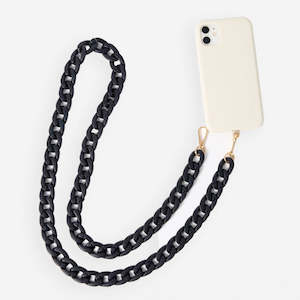 Stella Gemma: BLACK PHONE CHAIN