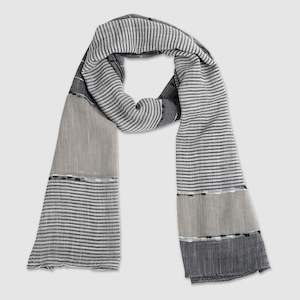 Occasions: BLACK & WHITE LOTTIE SCARF