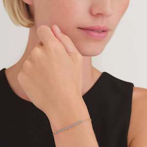 Light Sapphire Tennis Bracelet