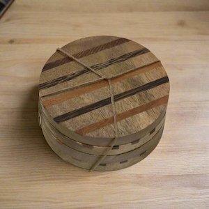 Le Forge: WOODEN INLAY COASTERS