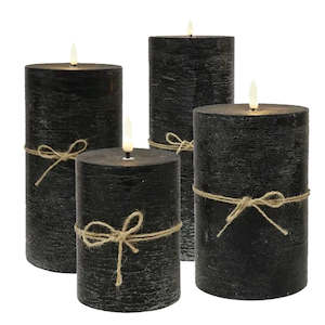 Stoneligh Roberson: BLACK LED FLAMELESS CANDLES