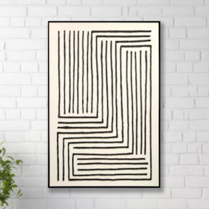 AZTEC LINES CANVAS