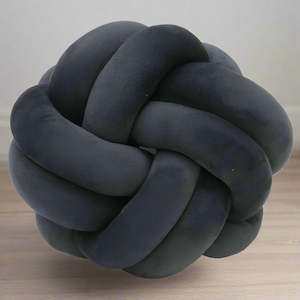 Grey Knot Cushion