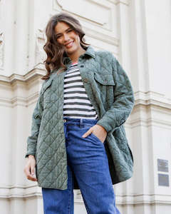 Fashion: KATIE QUILTED SHACKET