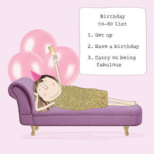 BIRTHDAY TO DO LIST
