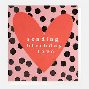 Cards: BIRTHDAY LOVE RED HEART CARD