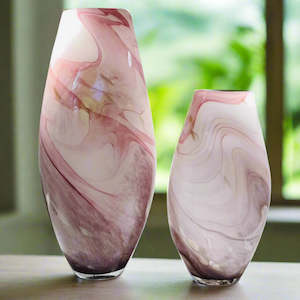 Home Decor: PINK SWIRL VASE