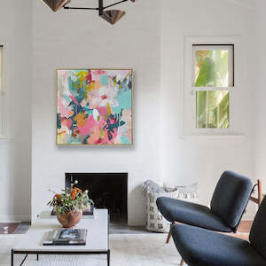 Art: SUMMER FLOWERS CANVAS