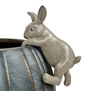 Art: GREY HANGING RABBIT
