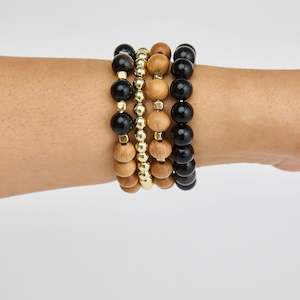 Jewellery 1: BLACK SUNSET BRACELET STACK