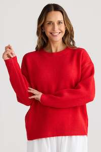 Drinking Gifts: RED OVERBOARD KNIT