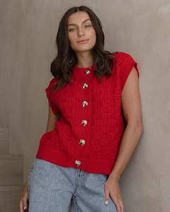 Fate Becker: RED ZADIE VEST