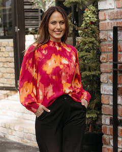 Seduce: PINK IRENE BLOUSE