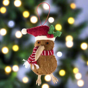 Kiwiana: Pashom Kiwi Bird with Holly