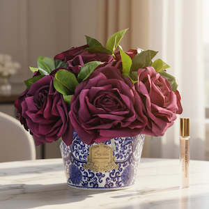 Cote Noire: Cote Noire Vintage Red Peonies