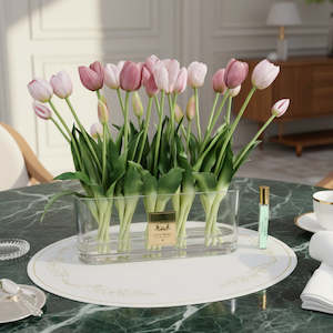 Cote Noire Pink Heritage Tulips