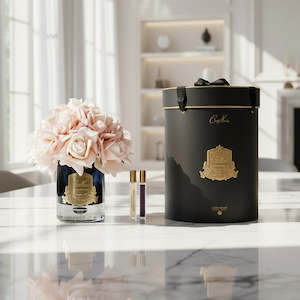 Cote Noire Champagne Pink Grand Bouquet, Black Glass