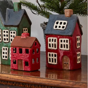 Gifts For Her: French Country Navy Roof House