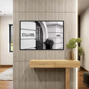 Art: CHANEL FRAMED CANVAS