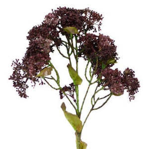 58cm Sedum Spray Brown Artificial