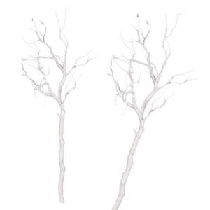 Artificial Flowers: 89cm Artificial White Branch