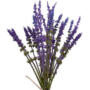 Artificial Flowers: 38cm Artificial Lavendar Bunch