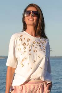 Curate White You're Purrfect Tee