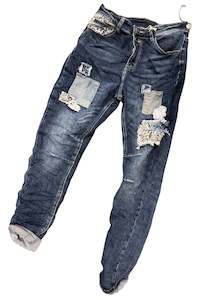 ANIMAL PATCH JEANS