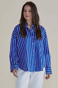 Clearance: REGATTA BLUE STRIPE SHIRT
