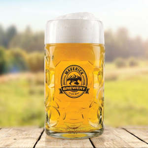 Drinking Gifts: 1 Litre Glass Beer Stein