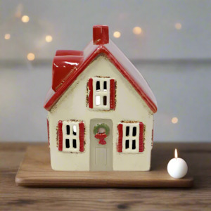 French Country Alsace Cream Cottage with Shutters