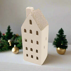 13cm Porcelain Ligth Up House