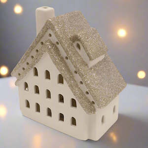 11cm Multi Window LED Porcelain House