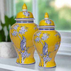Le Monde Chelsea Bird Ginger Jar