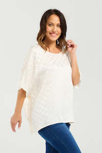 Seduce: Seduce White Clara Ladies Blouse