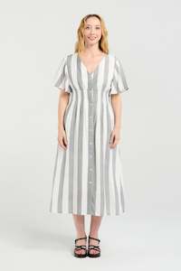 Seduce: Seduce Amara Dress Pebble Shore