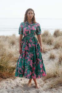 Seduce: Seduce Pink Jungle Elise Dress