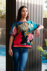 Seduce: Seduce Midnight Fern Zoe Top