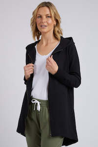 Elm Mara Zip Hoodie Black