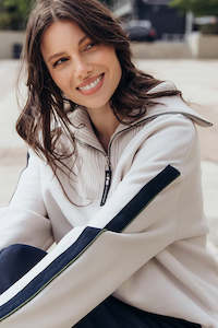 Foxwood: Foxwood Knit Collar Crew