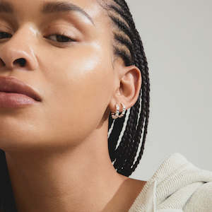 Pilgrim Maeve Heart Earrings Silver