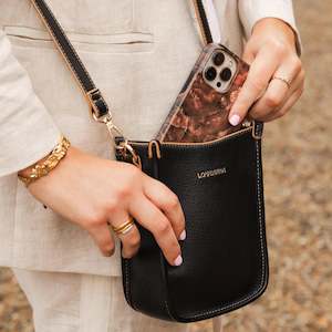 Parker Phone Crossbody Bag Black