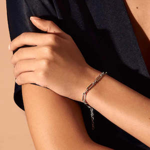 Rosefield: SILVER CHUNKY BRACELET