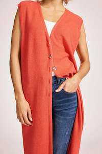 Eb & Ive Artemis Coral Vest