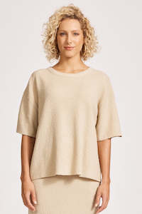 Eb & Ive Alcazar Knit Top Clay