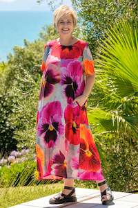 Jellicoe: Deeanne Hobbs Lush Pansies Menaka Dress