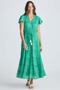 Fashion: Jade Green Delilah Maxi Dress