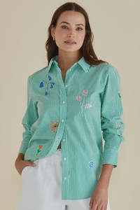 Fashion: Betty Basics Kimmie Floral Shirt